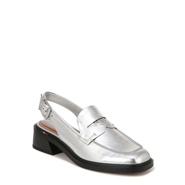 Silver Faux Leather
