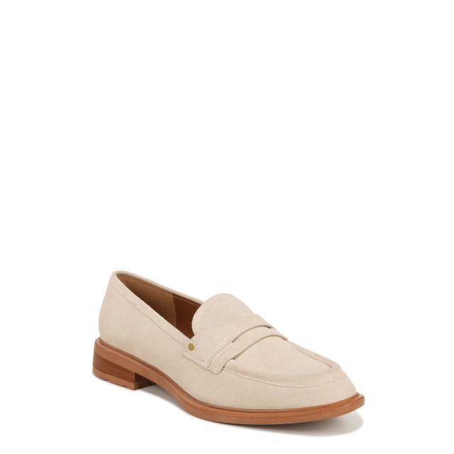 Ecru White Suede
