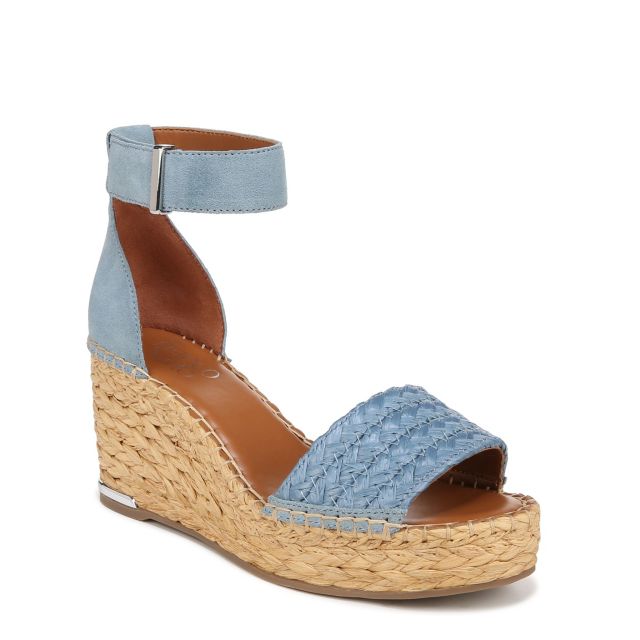 Denim Blue Fabric/Leather