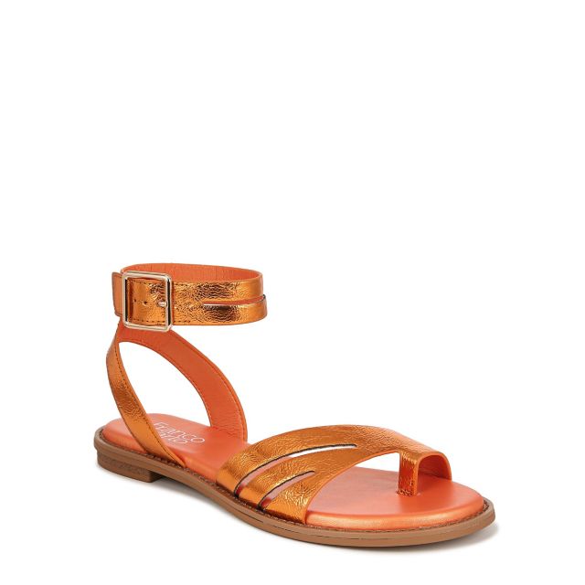 Metallic Orange Synthetic