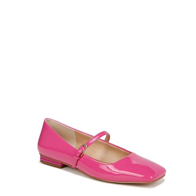 Pink Patent Faux Leather