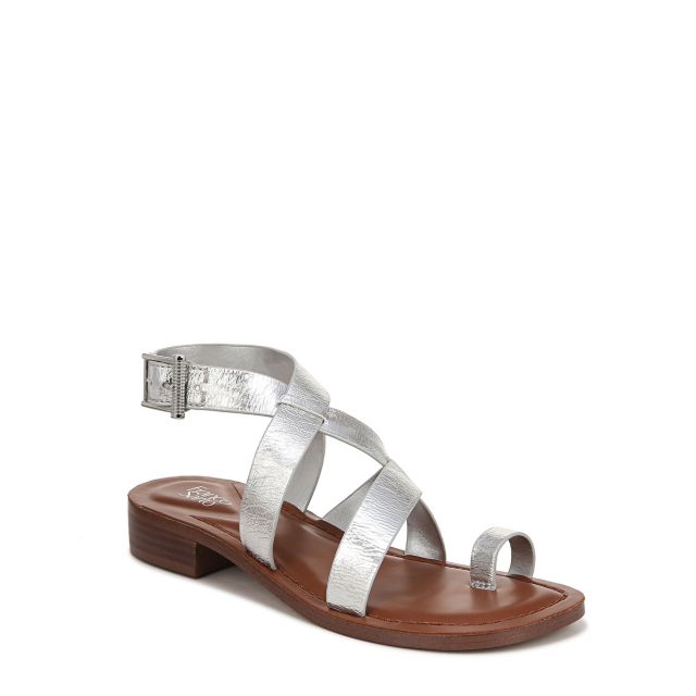 Silver Faux Leather