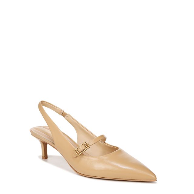 Nude Beige Leather