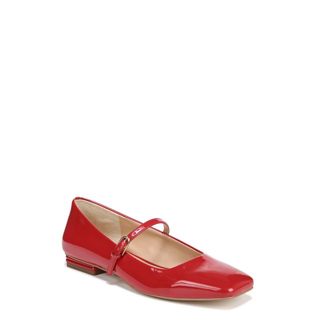 Cherry Red Patent Faux Leather