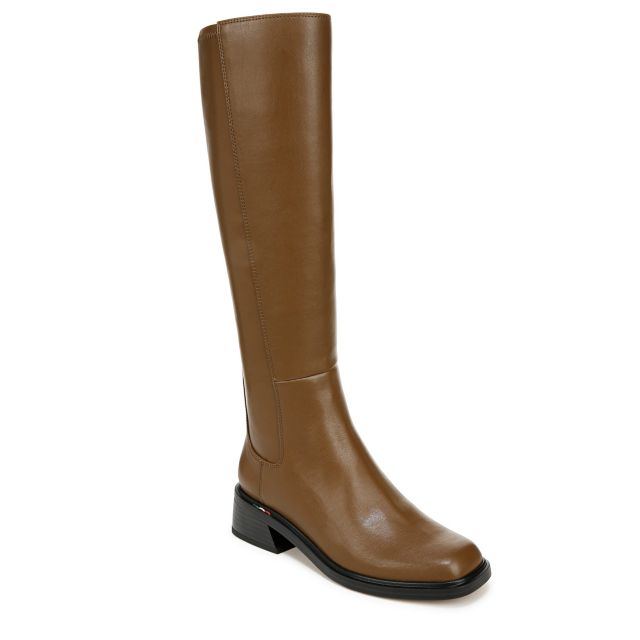 Taupe Brown Faux Leather