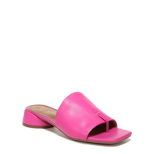 Fuchsia Pink Leather