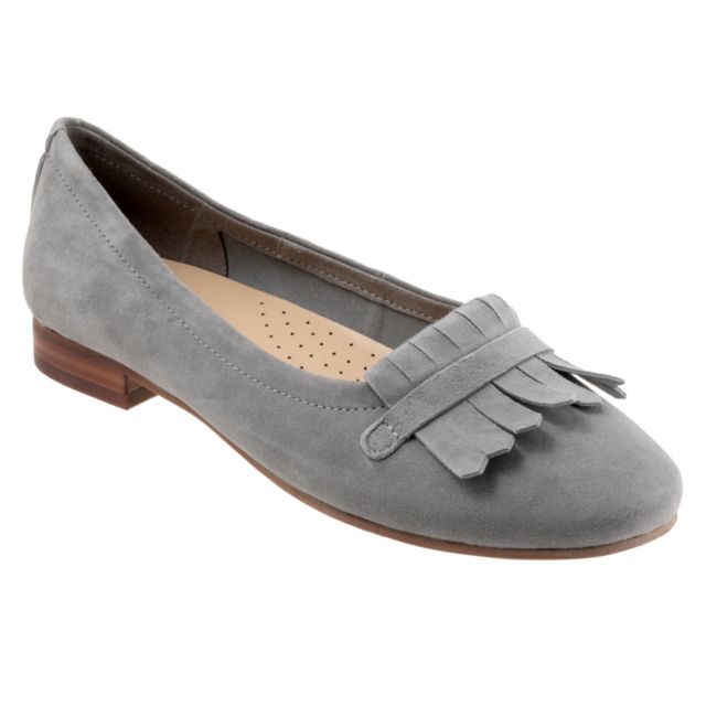 Smoke Grey Suede