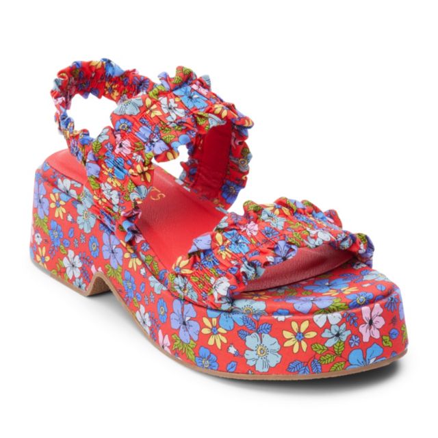 RED FLORAL