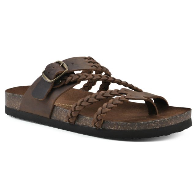 Brown/ Leather