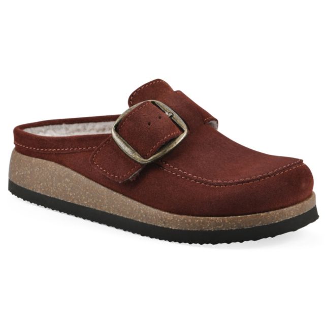 Rust Suede with Faux Fur