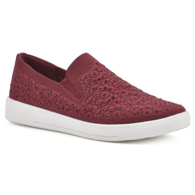 Burgundy/Fabric