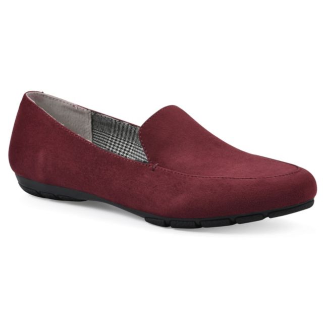 Burgundy Suedette