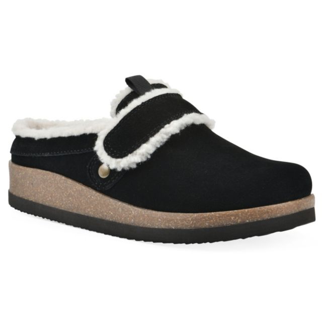 Black Suede Faux Fur