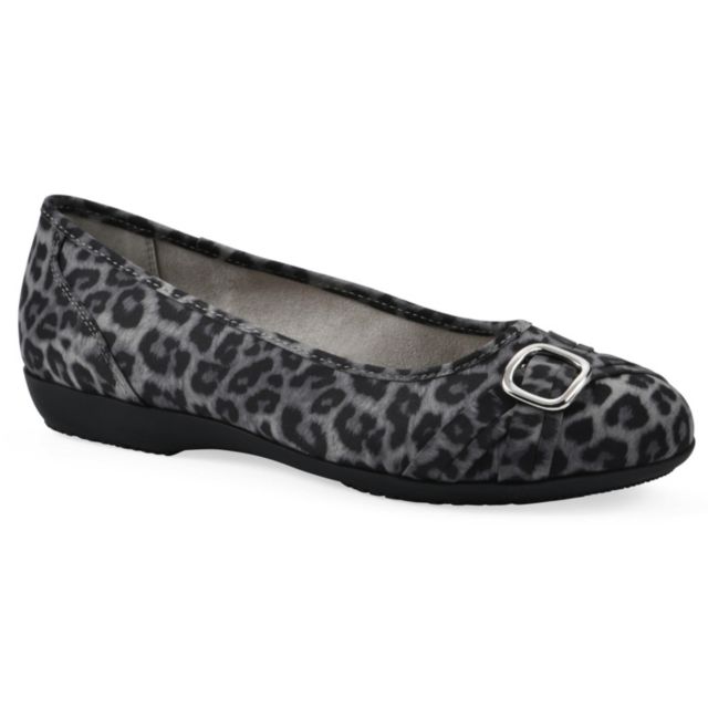 Grey Leopard Print Nylon