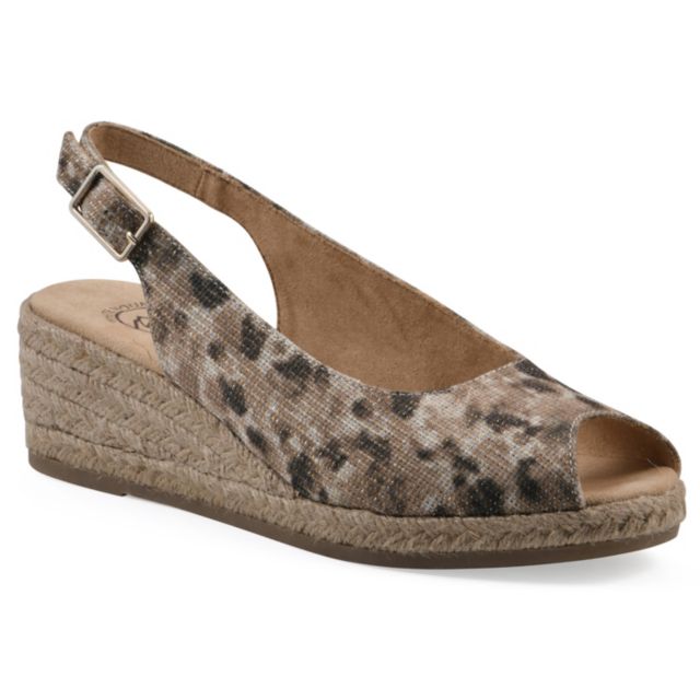 Natural Metallic Leopard Fabric