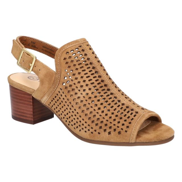 Dark Tan Suede Leather