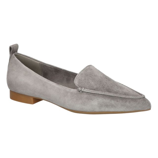 Grey Suede Leather