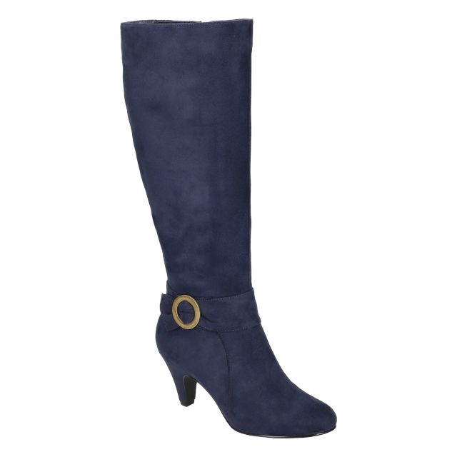 Navy Suede