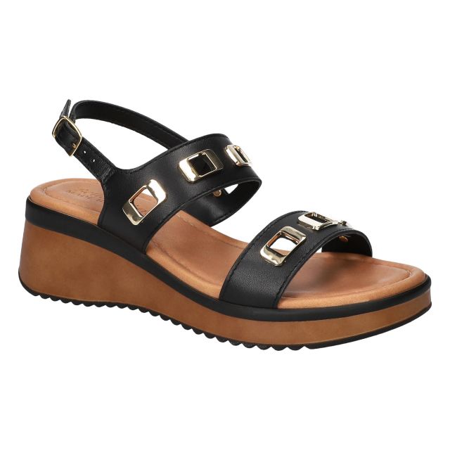 Black Italian Leather
