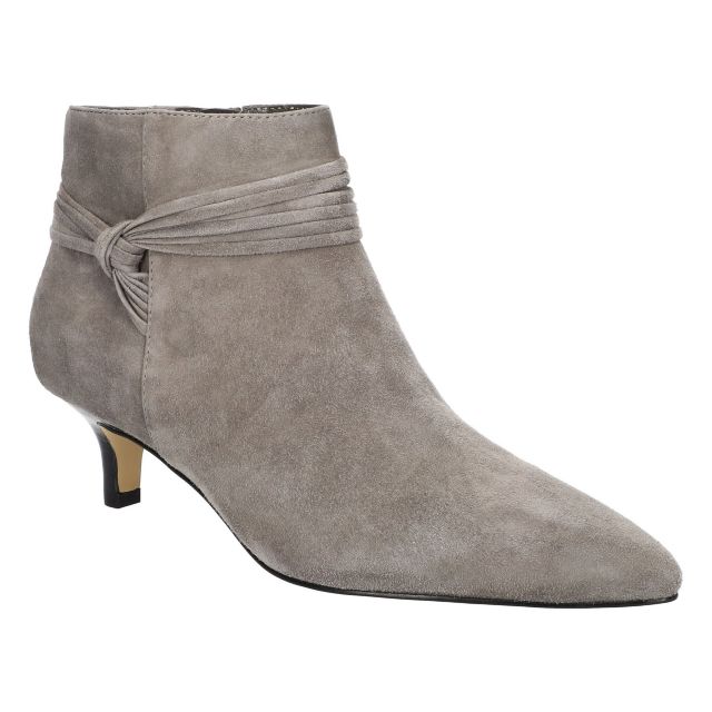 Grey Suede Leather
