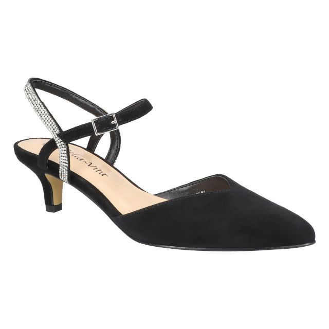 Black Suede Leather