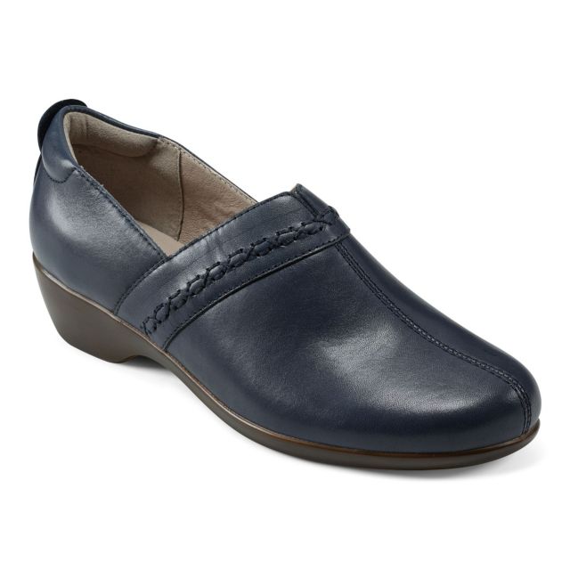 Navy Leather