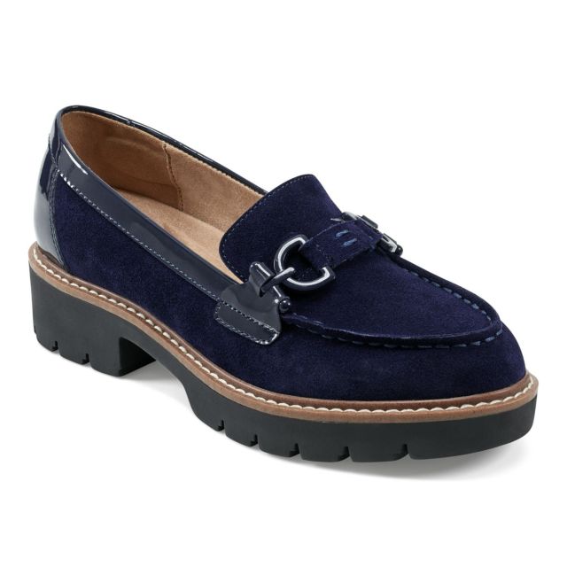 Dark Blue Suede Multi