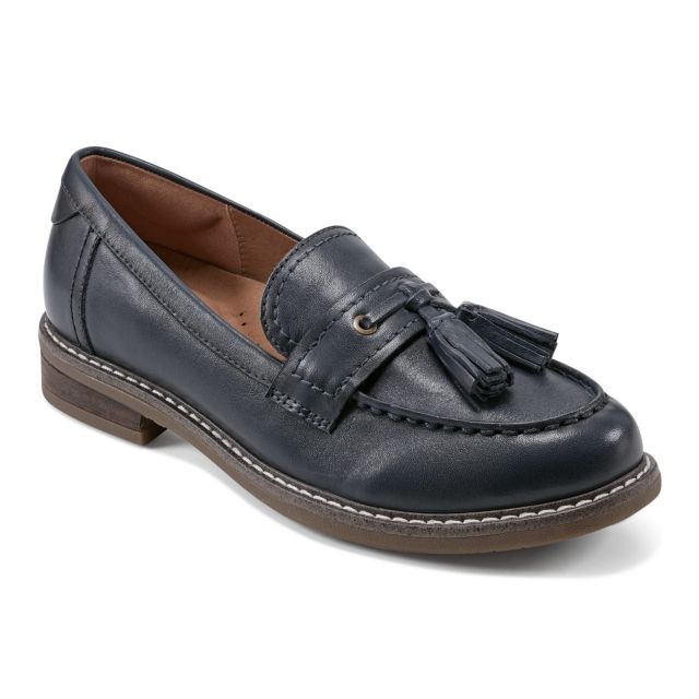 Navy Leather
