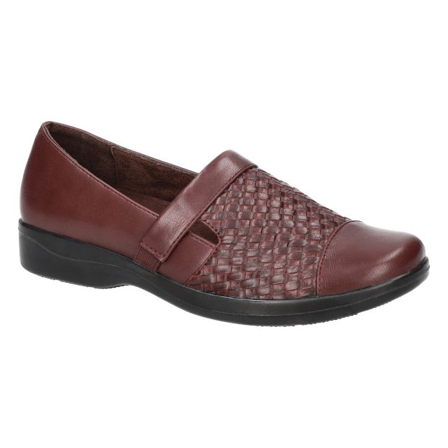 Burgundy Woven Embossed