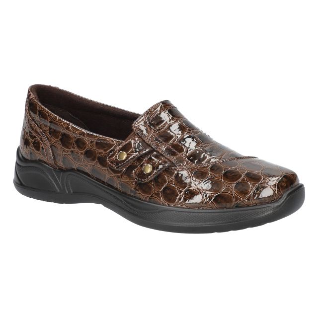 Brown Patent Croco
