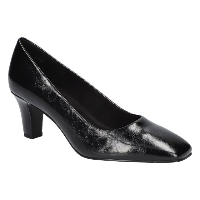 Black Crinkled Patent