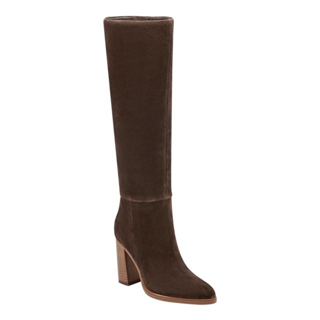 Dark Brown Suede