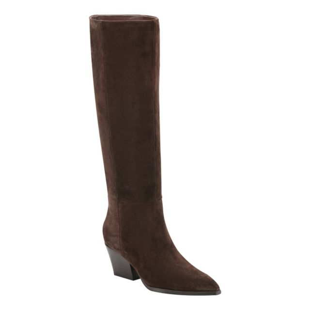 Dark Brown Suede