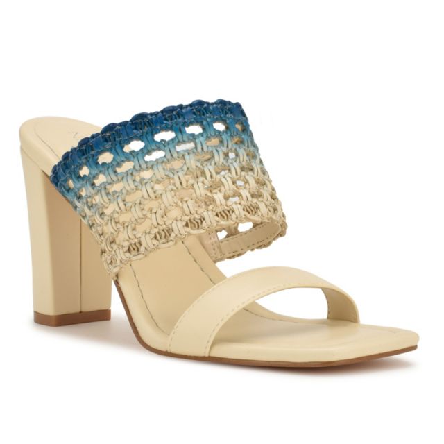 Cream/Blue Ombre