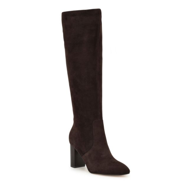 Dark Brown Suede