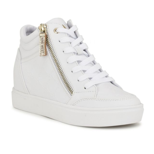 Embossed White/Gold