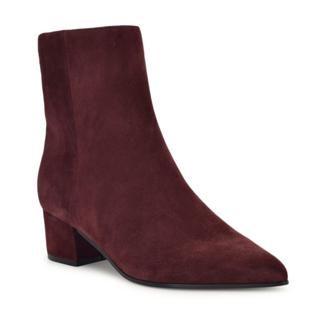 Dark Red Suede
