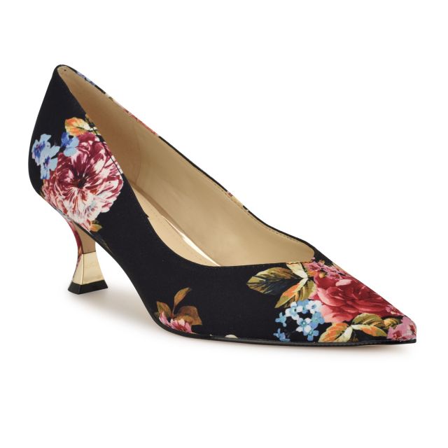 Black Scattered Rose Multi