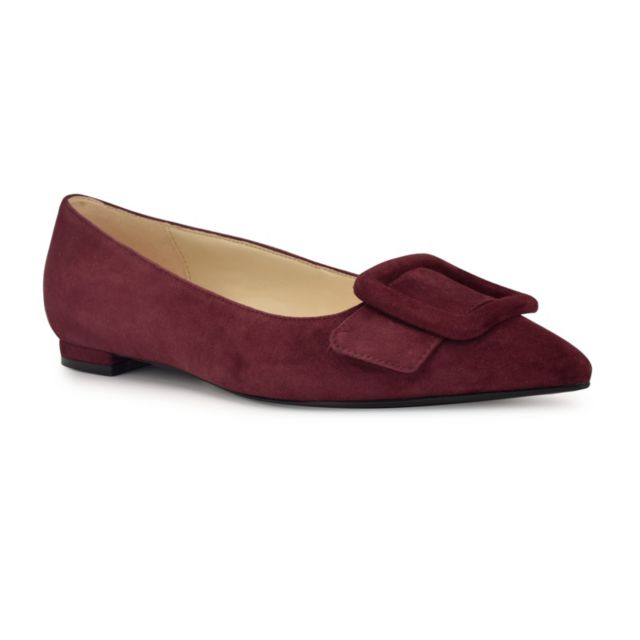Dark Red Suede