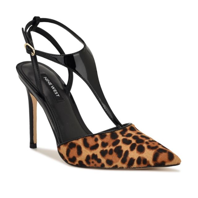 Leopard/Black Patent Multi
