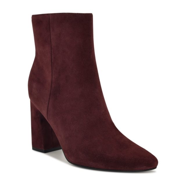 Dark Red Suede