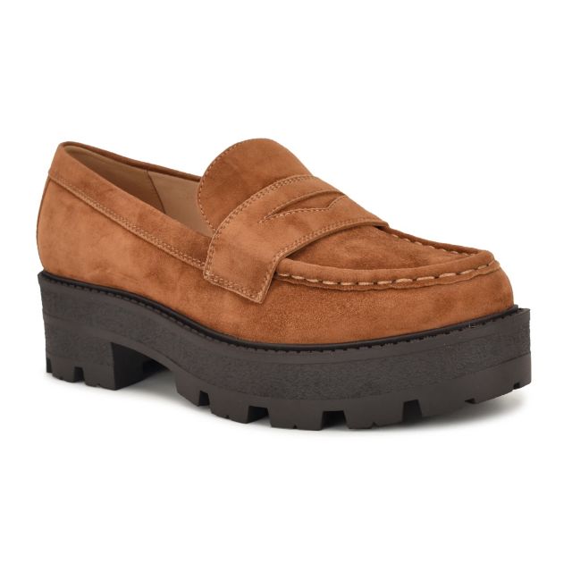 Cognac Suede