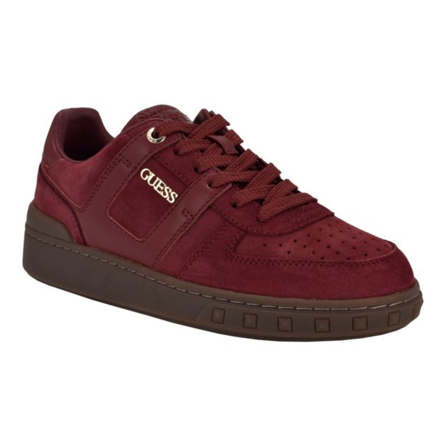 Dark Red Suede