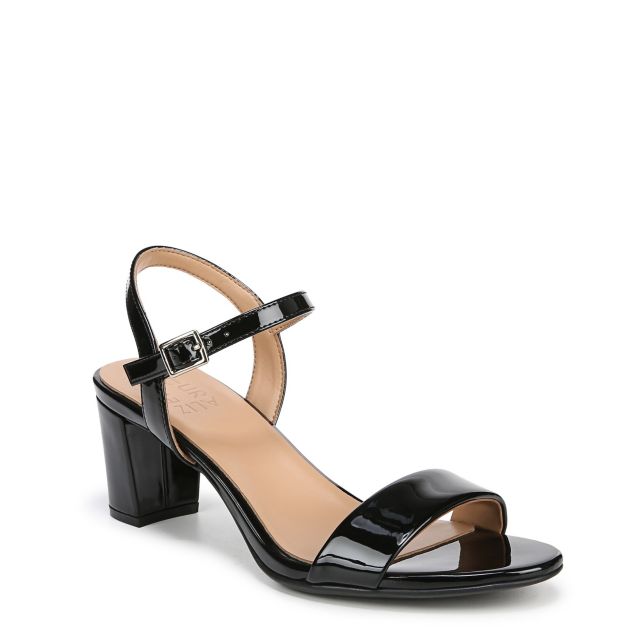 Black Patent Faux Leather