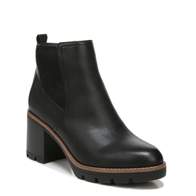 Black Smooth Faux Leather