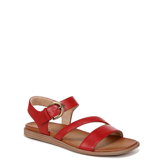Red Faux Leather