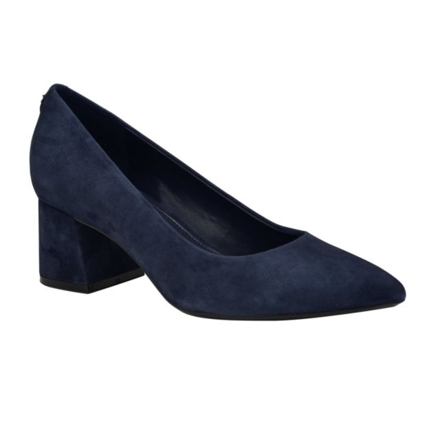 Navy Suede
