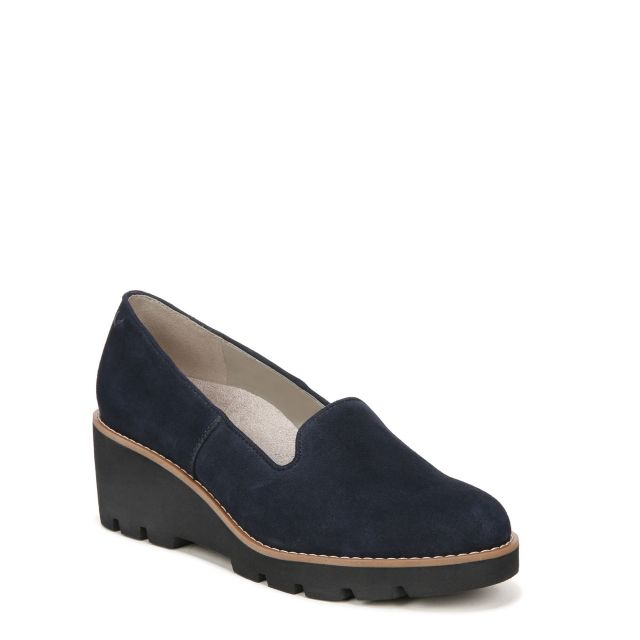 Navy Suede