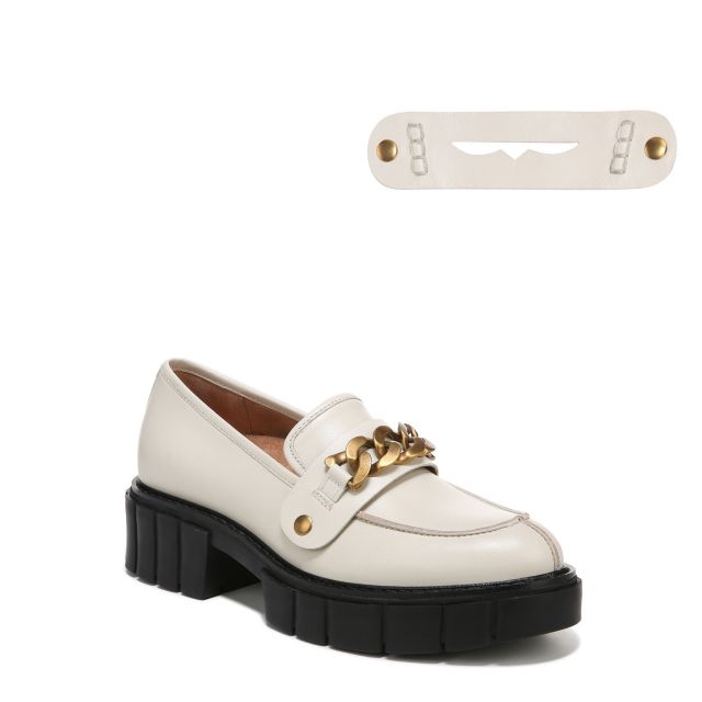 Beige Leather