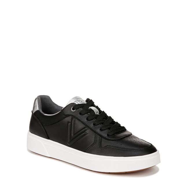 Black & Silver Leather